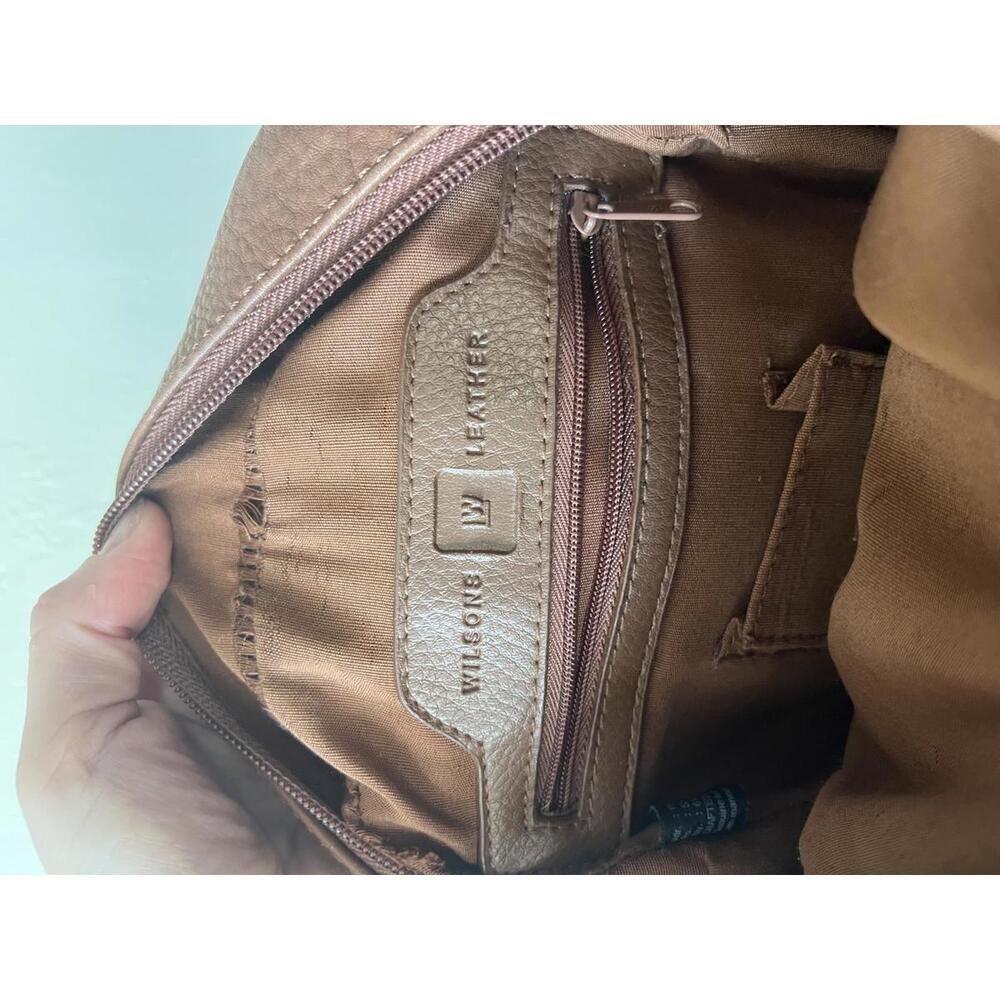 Wilsons Leather Brown Leather Backpack